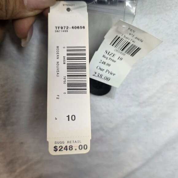 Pendleton Wool Silk Size 10 Jacket Double-Breasted Navy Speckled Tweed Deadstock - Picture 7 of 10